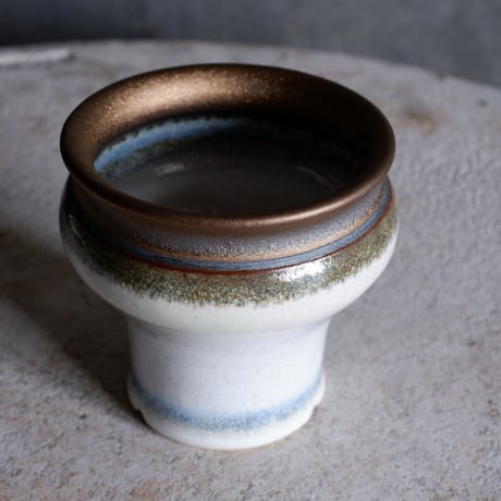 Φ9×h9㎝ titan bronze pot  H451