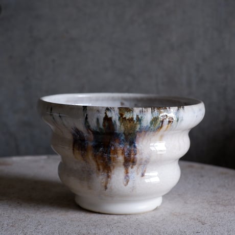 Φ17×h11㎝  鉄流彩pot  H546
