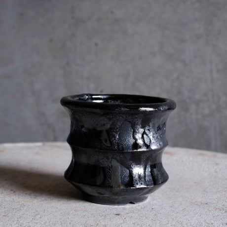 Φ9.8×h8.8㎝  油滴pot  H491