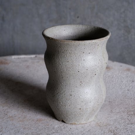 Φ9.2×h12.5㎝ ash gray pot  H467