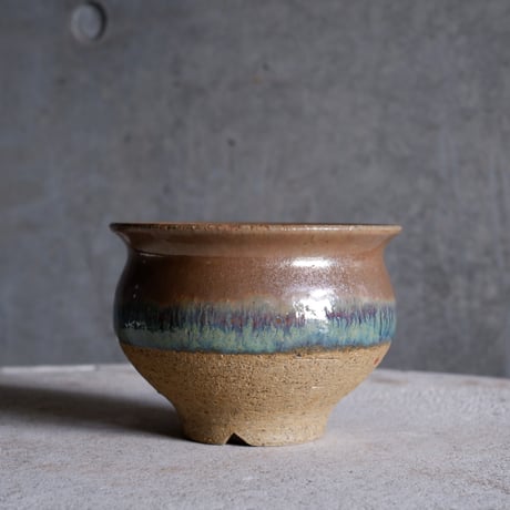 Φ11.2×h8.2㎝  luster pot  H462