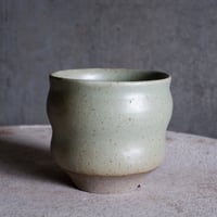 Φ11×h10.5㎝ ash green pot  H466