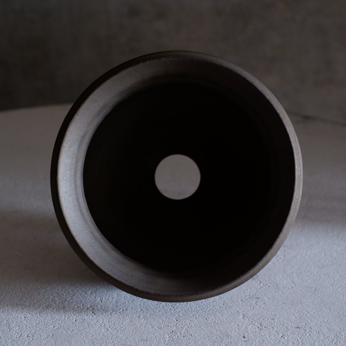 Φ12.2×h9.5㎝ bronze pot G868 | 陶 atelier Soel