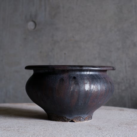 【OUTLET】Φ15.8(in11.8)×h9.3㎝  燻pot  H536