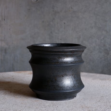 Φ11(in8.4)×h9.7㎝ black pot  H526