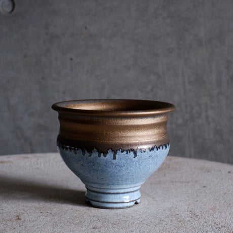 陶器鉢　atelier soel ブルー 陶 atelier Soel