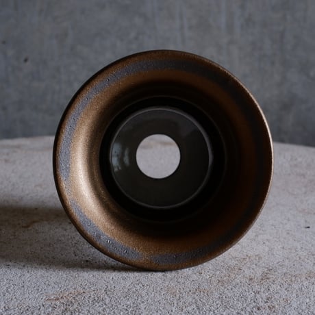 Φ12×h10.3㎝ titan bronze pot  H442