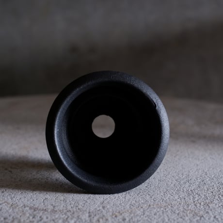Φ8×h6㎝ TINY POT matte black G275