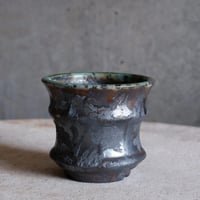 Φ9×h8㎝  鉄釉彩pot  H522