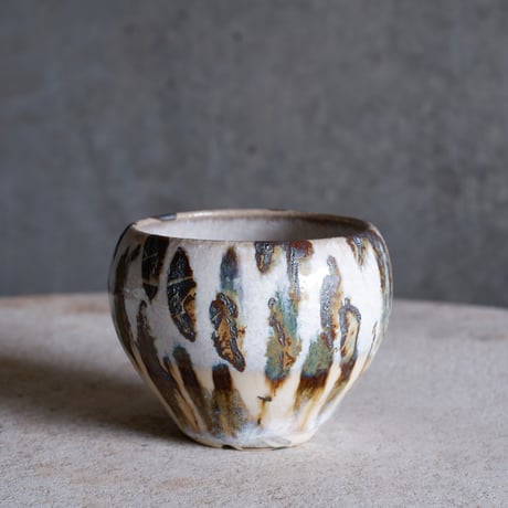 Φ7.3×h6.8㎝  鉄彩pot  H558