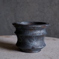 Φ11.5(in9.3)×h8.7㎝  bronze鉄彩pot  H565