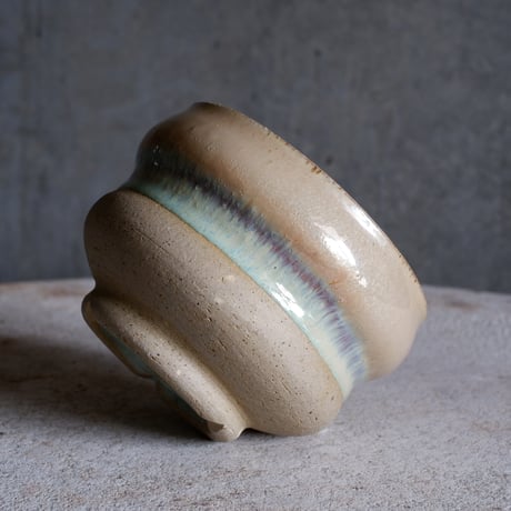 Φ11.2×h8㎝  luster pot  H457