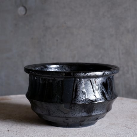 Φ16.5×h9.8㎝  油滴pot  H477
