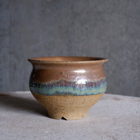 Φ11.2×h8.2㎝  luster pot  H462