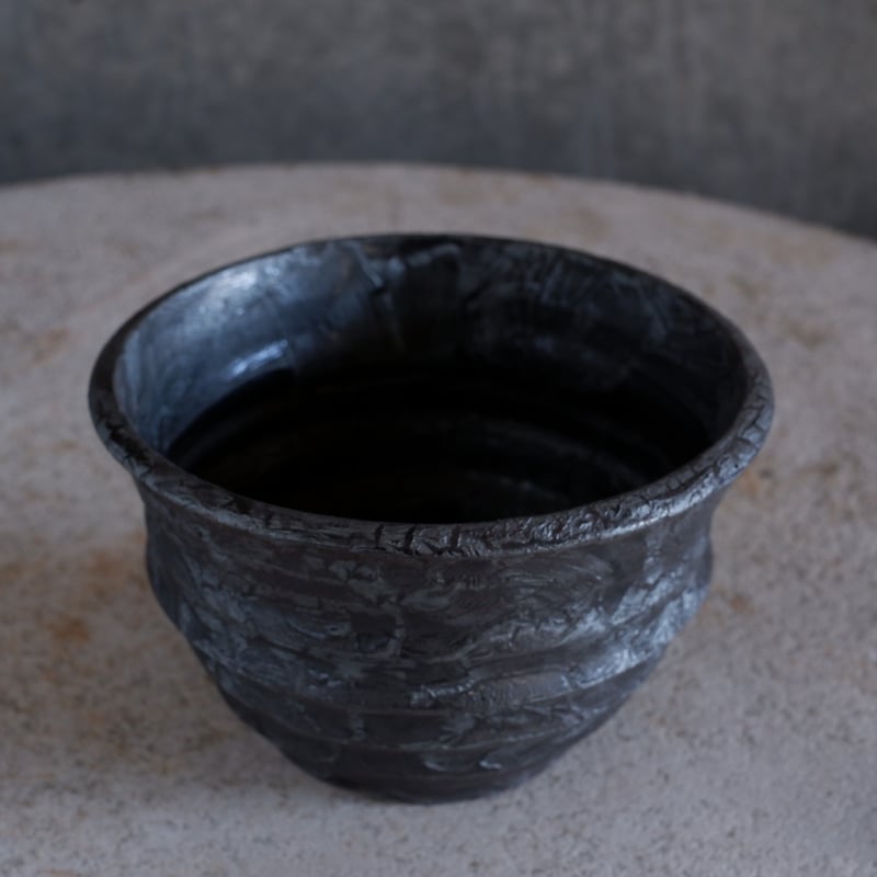 Φ12.8×h8㎝ 鉄彩pot G985 | 陶 atelier Soel