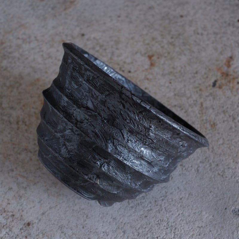 Φ12.8×h8㎝ 鉄彩pot G985 | 陶 atelier Soel