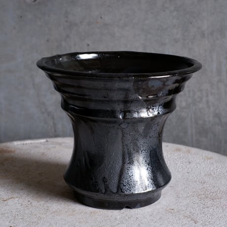 Φ18.8×h16.3㎝  油滴pot  H472