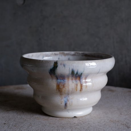 Φ16.5×h10.3㎝  鉄流彩pot  H547