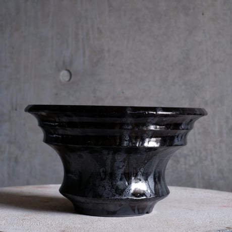 Φ25.2×h14.7㎝  油滴pot  H468