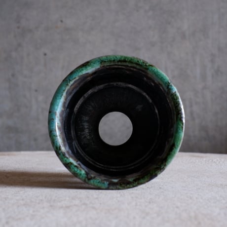 Φ9×h8㎝  鉄釉彩pot  H522
