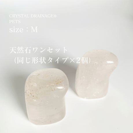 ペット専用のクリスタルドレナージュ®︎Mサイズ数量限定！天然水晶