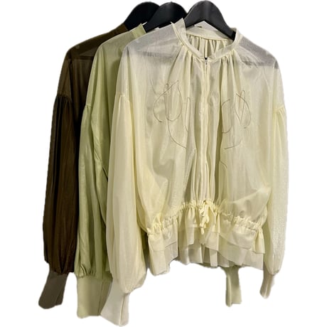 Anthurium Sheer Blouson