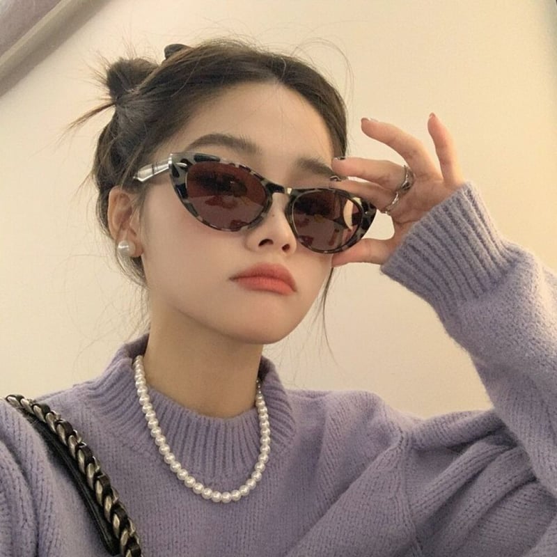 T485 美品 ラビド べっ甲 韓国系 モード 高見え サングラス レディース EYEAH-1004397 韓国ファッション モード ホワイトべっ甲 サングラス