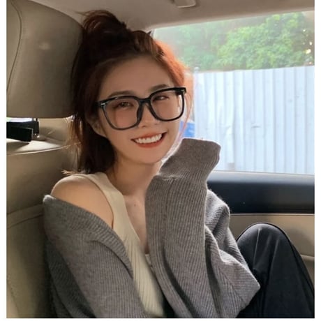 EYEAH-1004405  韓国っぽ シンプル メガネ ユニセックス ブルーライトカット ウェリントン おしゃれ パソコン用メガネ 樹脂 メガネ 通販