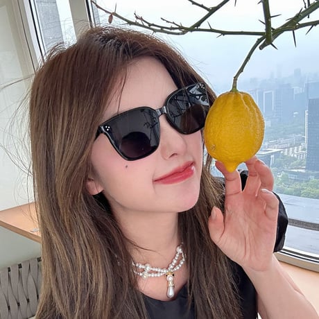 EYEAH-1004402  韓国ファッション インスタ映え サングラス ユニセックス UV400 スクエア 紫外線対策 小顔効果 樹脂+メタルフレーム サングラス 通販