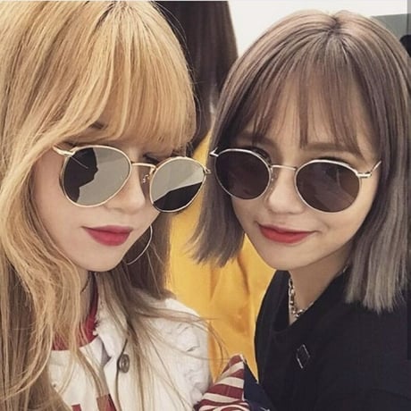 EYEAH-1004436  韓国っぽ インスタ映え サングラス ユニセックス 偏光 ボストン ファッションアイテム メタルフレーム サングラス 通販
