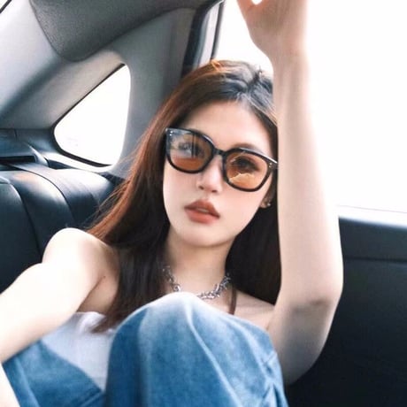 EYEAH-1004401  韓国ファッション カジュアル サングラス ユニセックス UV400 ウェリントン 紫外線対策 ドライビンググラス 樹脂+メタルフレーム サングラス 通販