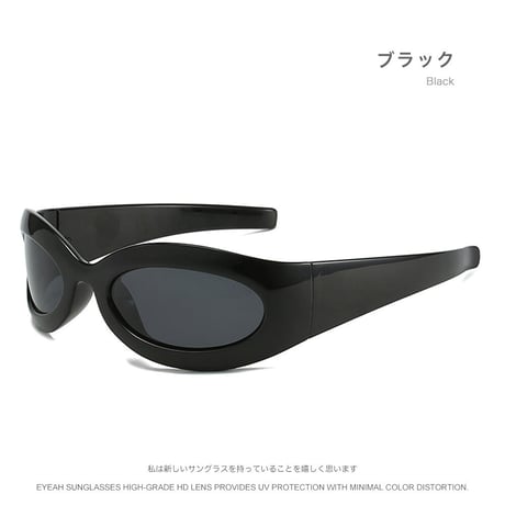 EYEAH-1004390  カウボーイ Y2K ファッション サングラス ユニセックス UV400 シールド おしゃれ スポーツ 樹脂+メタルフレーム サングラス 通販