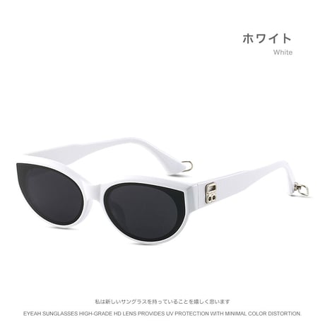 EYEAH-1004195  韓国ファッション モード サングラス レディース UV400 キャッツアイ 紫外線対策 小顔効果 樹脂 サングラス 通販