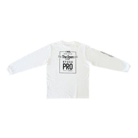 <The Open Surfing>2024 RASH x WSL QS1000 Hyuga Pro ロングスリーブTEE