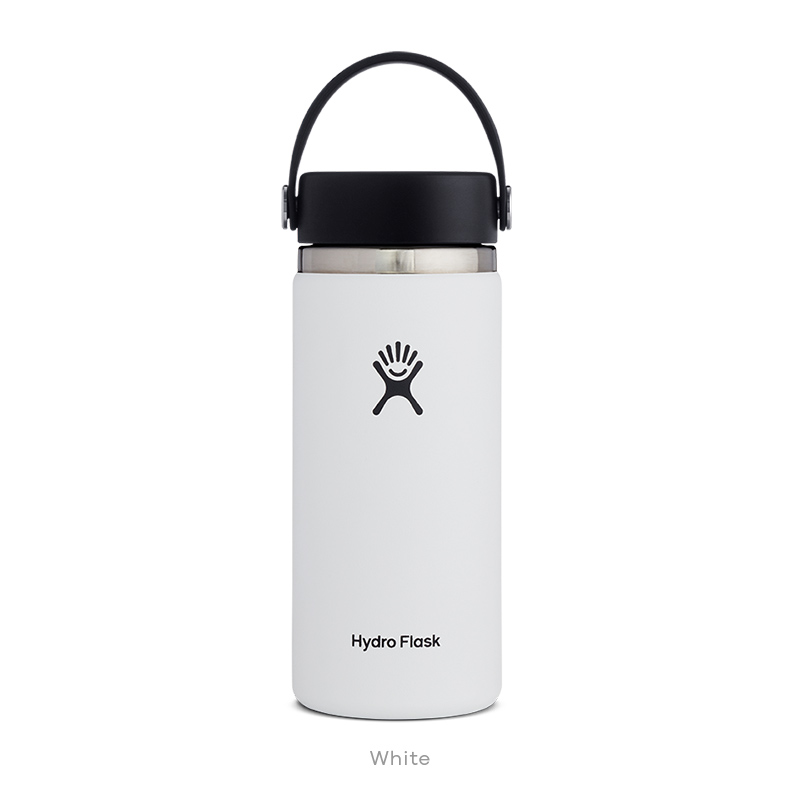 Hydro Flask>16 oz Wide Mouth/White | booth onl