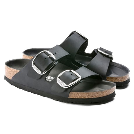 【BIRKENSTOCK】ビルケンシュトック正規取扱店 Arizona Big Buckle / アリゾナ ビッグバックル オイルドレザー/Black REGULAR FIT/1011074