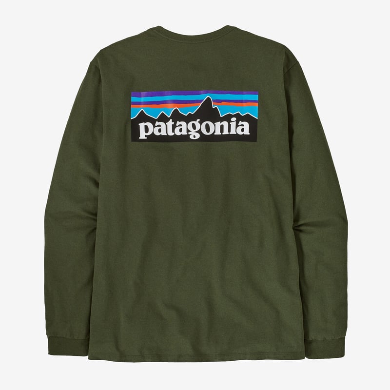 patagonia>メンズ・ロングスリーブ・P-6ロゴ・レスポンシビ patagonia>メンズ・ロングスリーブ・P-6ロゴ・レスポンシビ