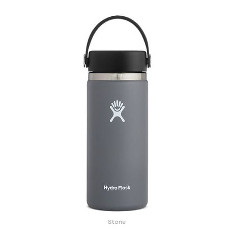 <Hydro Flask>16 oz Wide Mouth/Stone