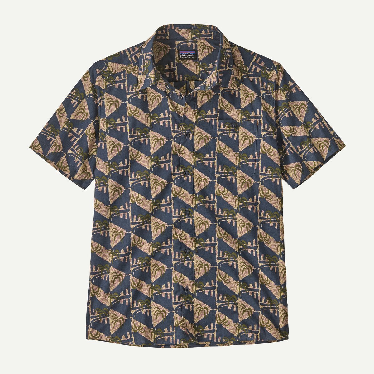 patagonia>メンズ・ゴー・トゥ・シャツ/Jaguar Geo: Dolomite B patagonia>メンズ・ゴー・トゥ・シャツ/Jaguar Geo: Dolomite B
