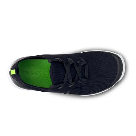<OOFOS>Women's OOmg Sport Lace /White/Black/200076