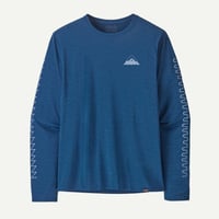 <patagonia>メンズ・ロングスリーブ・キャプリーン・クール・デイリー・グラフィック・シャツ（ランズ）/Driftways: Clement Blue X-Dye/ 45160