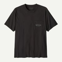 <patagonia>メンズ・ミッドウェイト・'95 オーバル・ロゴ・ポケット・ティー/Black/BLK/37880