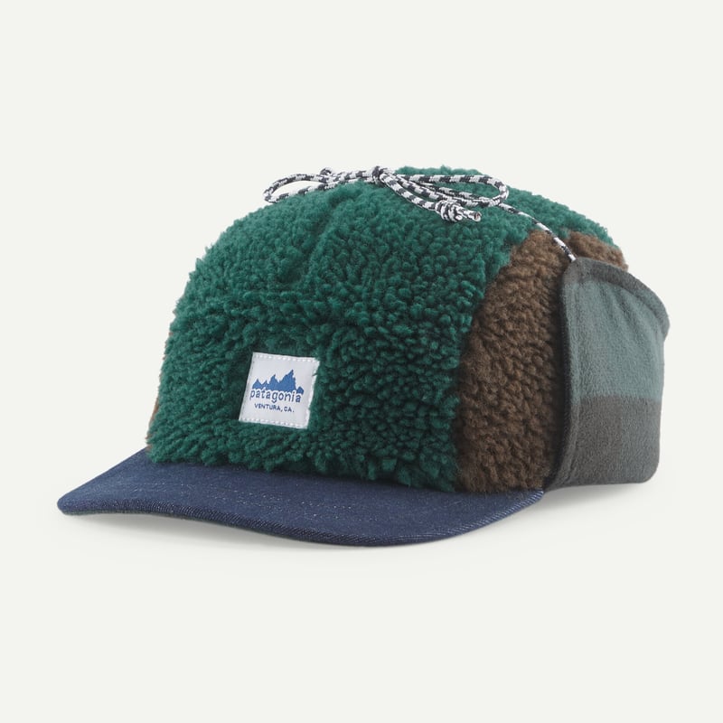 【美品】patagonia レンジイヤーフラップキャップ Mサイズ patagonia（パタゴニア） Range Earflap Cap レンジ イヤーフラップ