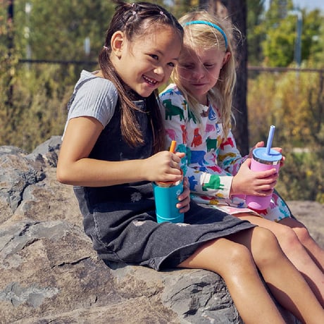 <Hydro Flask> 12 oz Tumbler Kids With Straw Lid/354ml/Blue Jay/890177