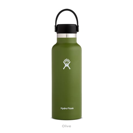 <Hydro Flask>18 oz Standard Mouth/Olive