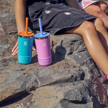 <Hydro Flask> 12 oz Tumbler Kids With Straw Lid/354ml/Blue Jay/890177