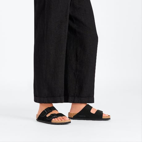 【BIRKENSTOCK】ビルケンシュトック正規取扱店 Arizona / アリゾナ/ スエードレザー/Black  REGULARFIT/1027152