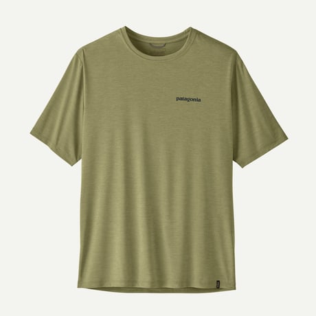 <patagonia>メンズ・キャプリーン・クール・デイリー・シャツ（ボードショーツ・ロゴ）/Gumtree Green - Light Gumtree Green X-Dye/GGNX/45481