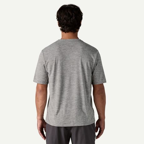 <patagonia>メンズ・キャプリーン・クール・デイリー・グラフィック・シャツ（ランズ）/Made Of: Fleck Blue/45385