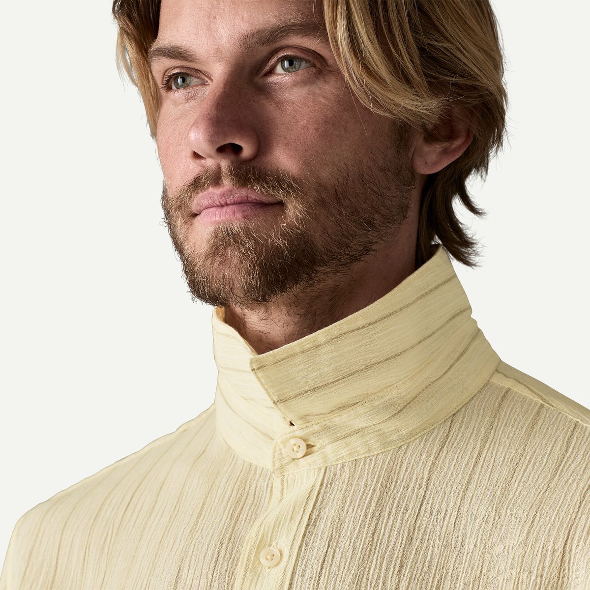 patagonia>メンズ・A/C シャツ/ Harmony: Lichen Green/H